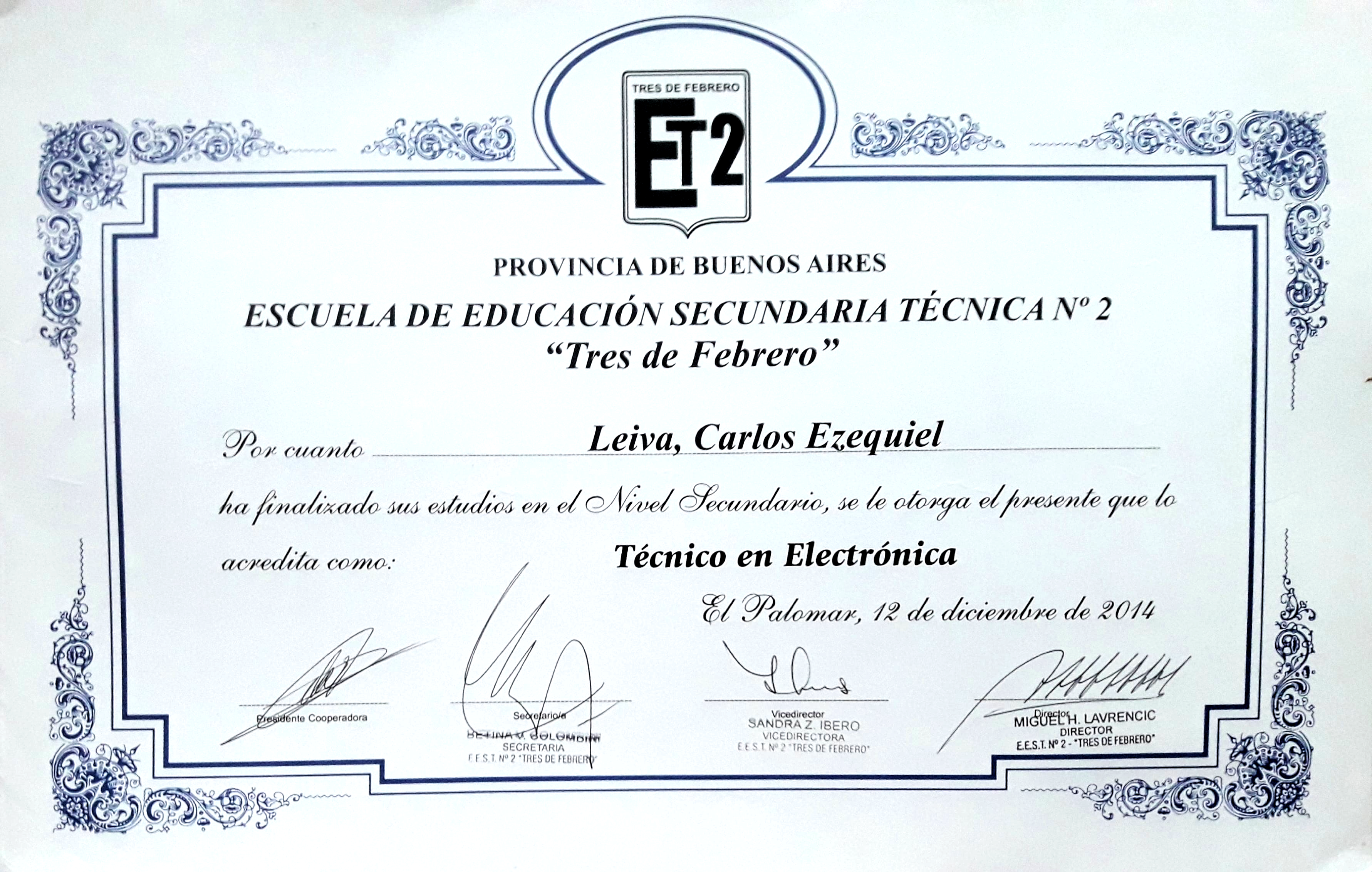 Técnico en Electrónica